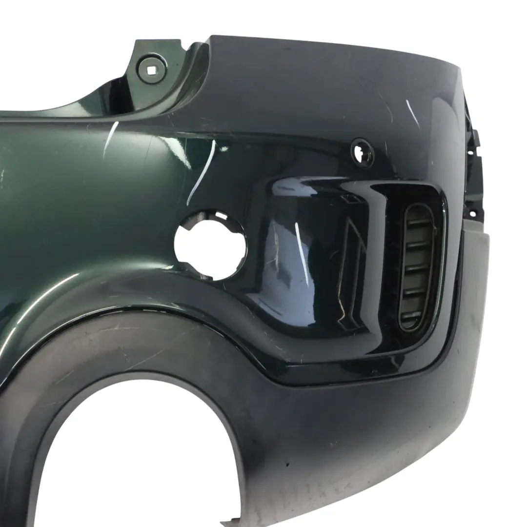 Bumper Cooper S PDC Oxford Green Metallic - B26 to Mini Countryman R60 Rear with Part number 9806647 Mini Countryman R60 Rear Bumper Cooper S PDC Oxford Green Metallic - B26 - SKU 9806647-OXF - Part number 9806647