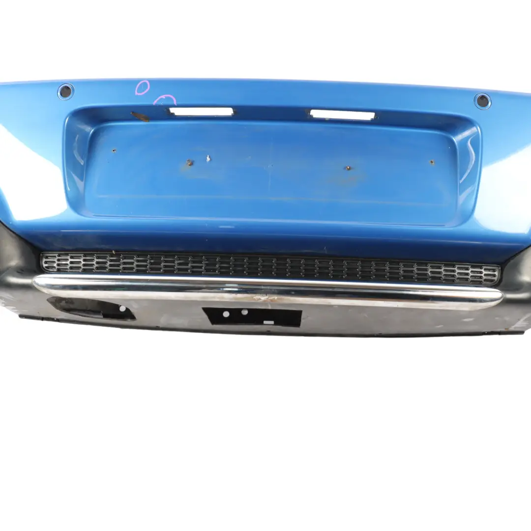 Bumper Cooper S PDC True Blue Metallic - B14 to Mini Countryman R60 Rear with Part number 9806647 Mini Countryman R60 Rear Bumper Cooper S PDC True Blue Metallic - B14 - SKU 9806647-TBM1 - Part number 9806647
