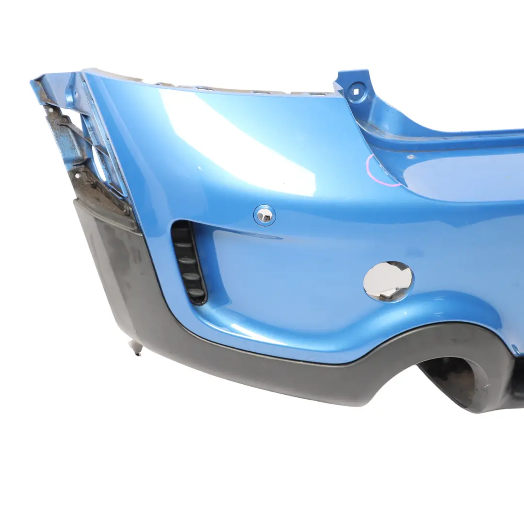 Bumper Cooper S PDC True Blue Metallic - B14 to Mini Countryman R60 Rear with Part number 9806647 Mini Countryman R60 Rear Bumper Cooper S PDC True Blue Metallic - B14 - SKU 9806647-TBM1 - Part number 9806647