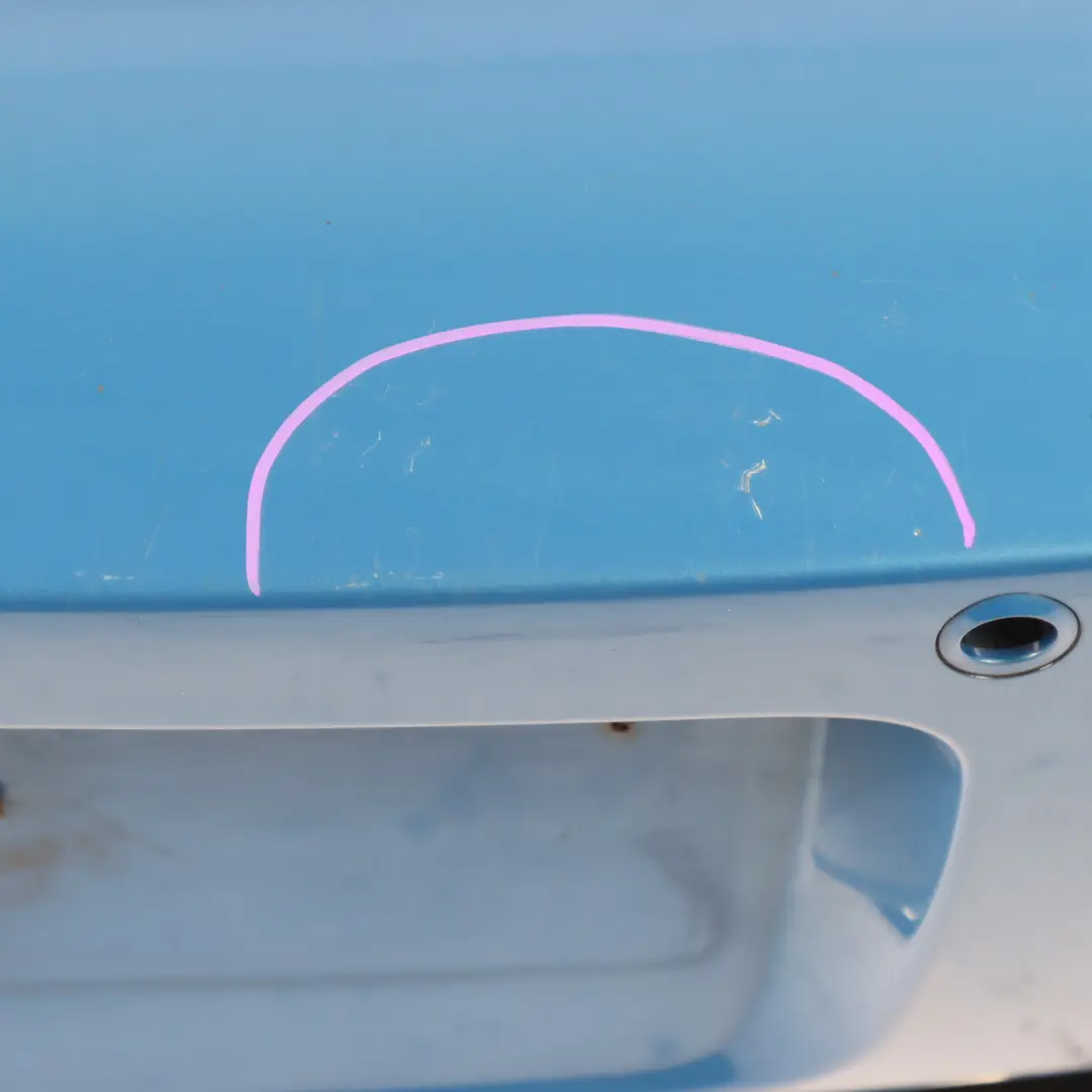 Bumper Cooper S PDC True Blue Metallic - B14 to Mini Countryman R60 Rear with Part number 9806647 Mini Countryman R60 Rear Bumper Cooper S PDC True Blue Metallic - B14 - SKU 9806647-TBM1 - Part number 9806647