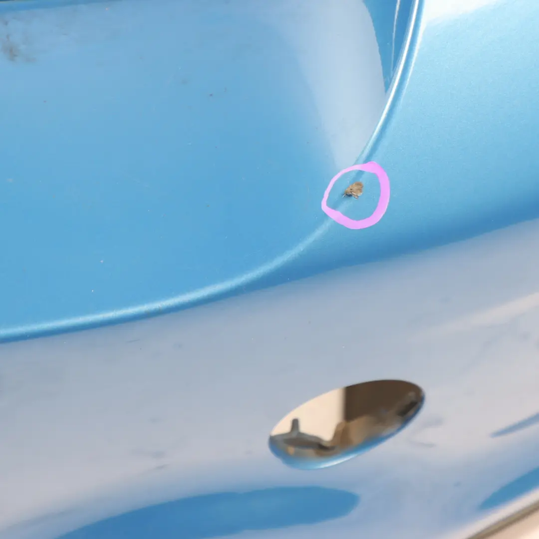 Bumper Cooper S PDC True Blue Metallic - B14 to Mini Countryman R60 Rear with Part number 9806647 Mini Countryman R60 Rear Bumper Cooper S PDC True Blue Metallic - B14 - SKU 9806647-TBM1 - Part number 9806647