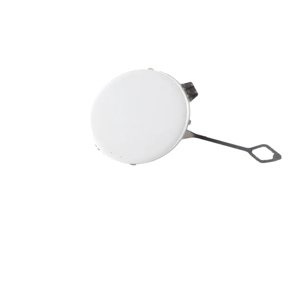 Bumper Towing Eye Hook Cover Left Light White - B15 to Mini R60 Rear with Part number 9806649 Mini R60 Rear Bumper Towing Eye Hook Cover Left Light White - B15 - SKU 9806649-LW - Part number 9806649