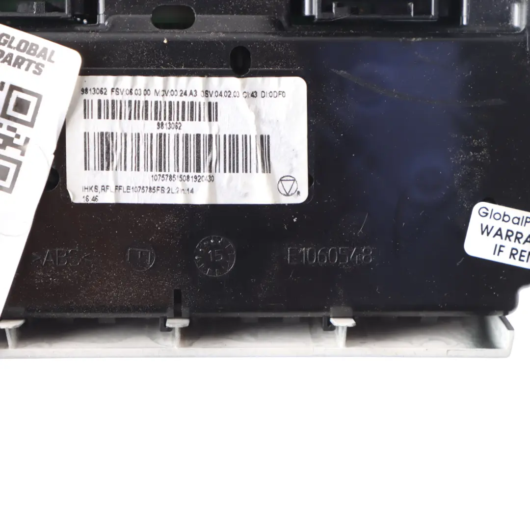 Conditioning Panel Mini R60 R61 Heater Control Unit Switch 9811978 to Air with Part number 9812029 Air Conditioning Panel Mini R60 R61 Heater Control Unit Switch 9811978 - SKU 9812029-3 - Part number 9812029