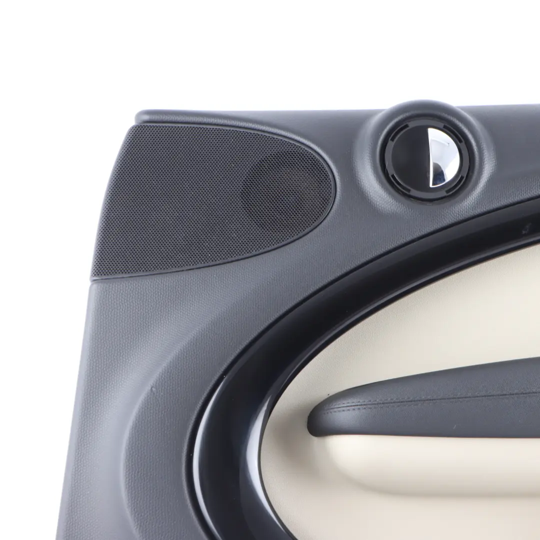Front Right O/S Door Card Trim Panel Black Beige to Mini Countryman R60 with Part number 9812150 Mini Countryman R60 Front Right O/S Door Card Trim Panel Black Beige - SKU 9812150 - Part number 9812150