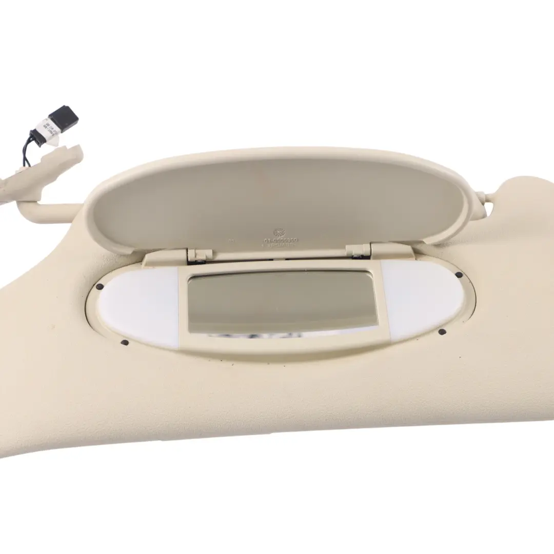 Pare soleil avec éclairage rétroviseurs beige clair gauche pour Mini R60 à propos du numéro de pièce 9812693 Mini R60 Pare soleil avec éclairage rétroviseurs beige clair gauche - SKU 9812693-3 - Numéro de pièce 9812693