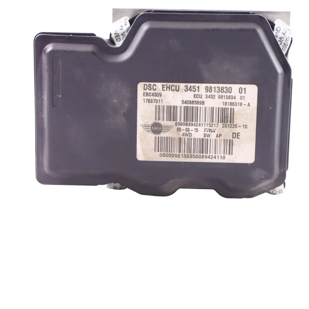 Modulo Pompa Mini R60 R61 ALL4 DSC Idrofreno 9813834 per con numero di parte 9813830 Modulo Pompa Mini R60 R61 ALL4 DSC Idrofreno 9813834 - SKU 9813830- - Numero di parte 9813830