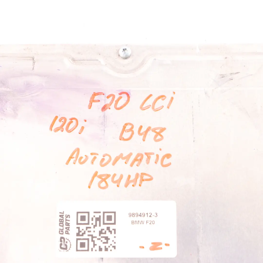 184HP Engine ECU Unit DME to BMW F20 F30 F32 LCI 120i 320i 420i Petrol B48 with Part number 9894912 BMW F20 F30 F32 LCI 120i 320i 420i Petrol B48 184HP Engine ECU Unit DME - SKU 9894912-3 - Part number 9894912