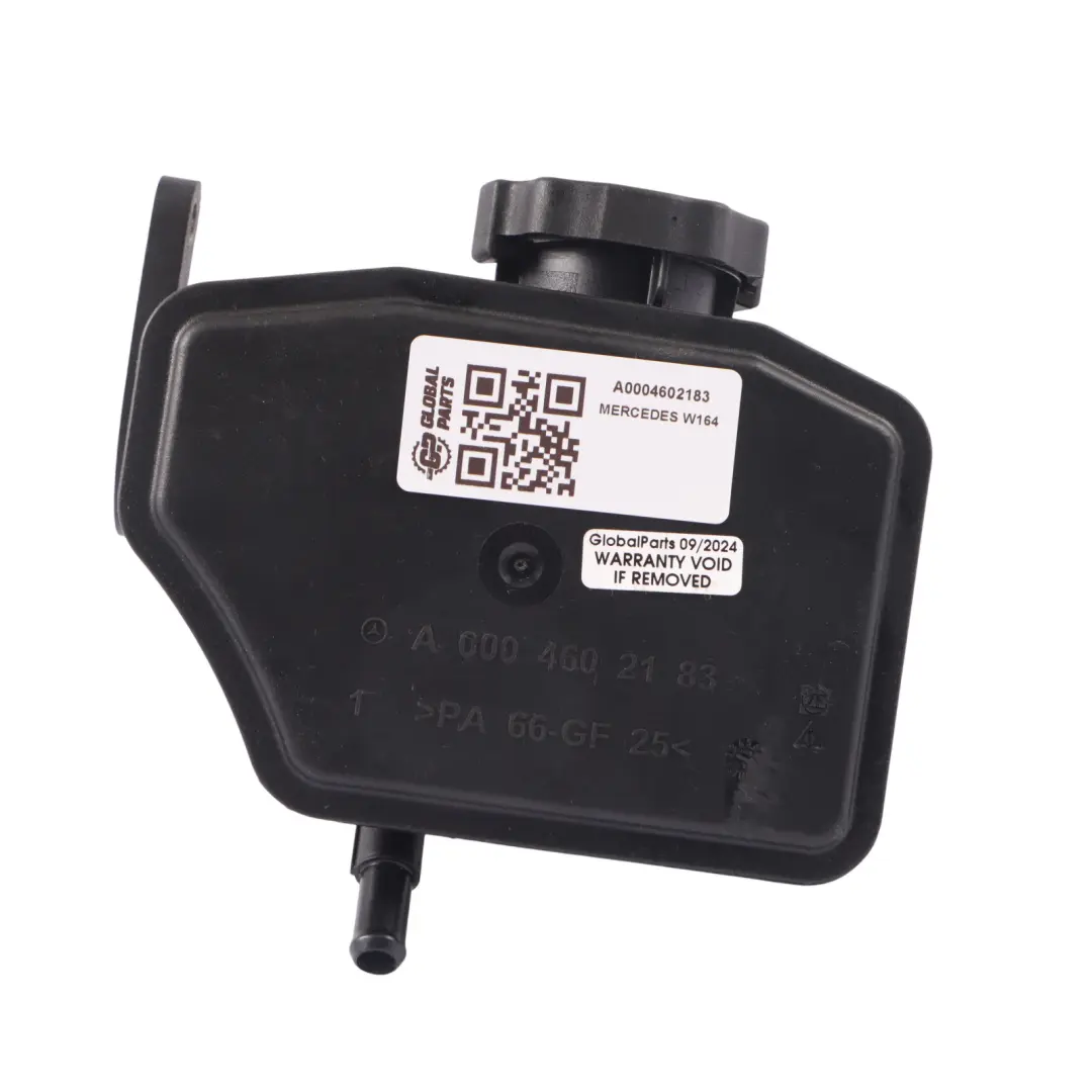 Depósito aceite Tanque la bomba dirección asistida para Mercedes ML W164 Diesel OM629 con número de pieza A0004602183 Mercedes ML W164 Diesel OM629 Depósito aceite Tanque la bomba dirección asistida - SKU A0004602183 - Número de pieza A0004602183