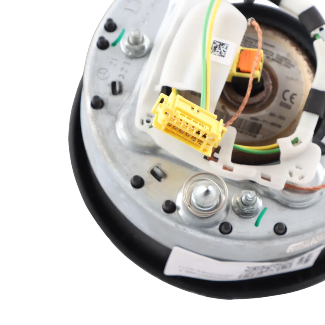 Steering Wheel Air Module Driver Side Black DAMAGED to Mercedes W177 with Part number A0008607300 Mercedes W177 Steering Wheel Air Module Driver Side Black DAMAGED - SKU A0008607300-1 - Part number A0008607300