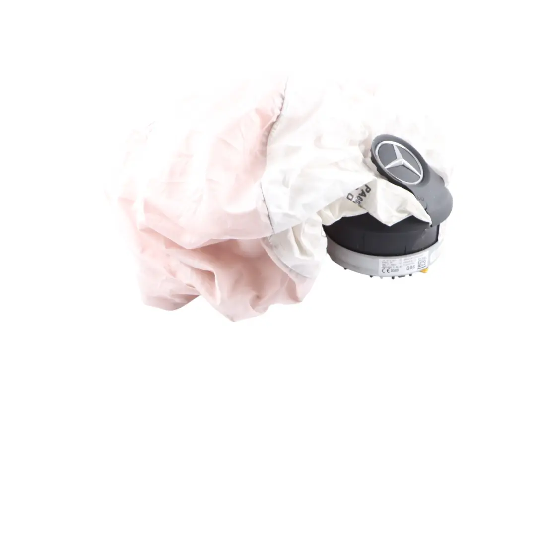 Mercedes W177 Steering Wheel Air Module Driver Side Black DAMAGED - SKU A0008607300-1 - Part number A0008607300