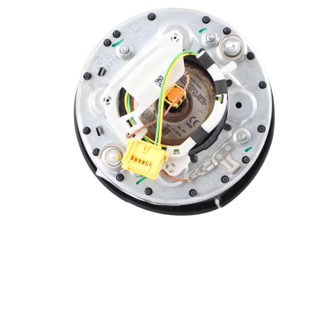 Steering Wheel Air Module Driver Side Black DAMAGED to Mercedes W177 with Part number A0008607300 Mercedes W177 Steering Wheel Air Module Driver Side Black DAMAGED - SKU A0008607300-1 - Part number A0008607300