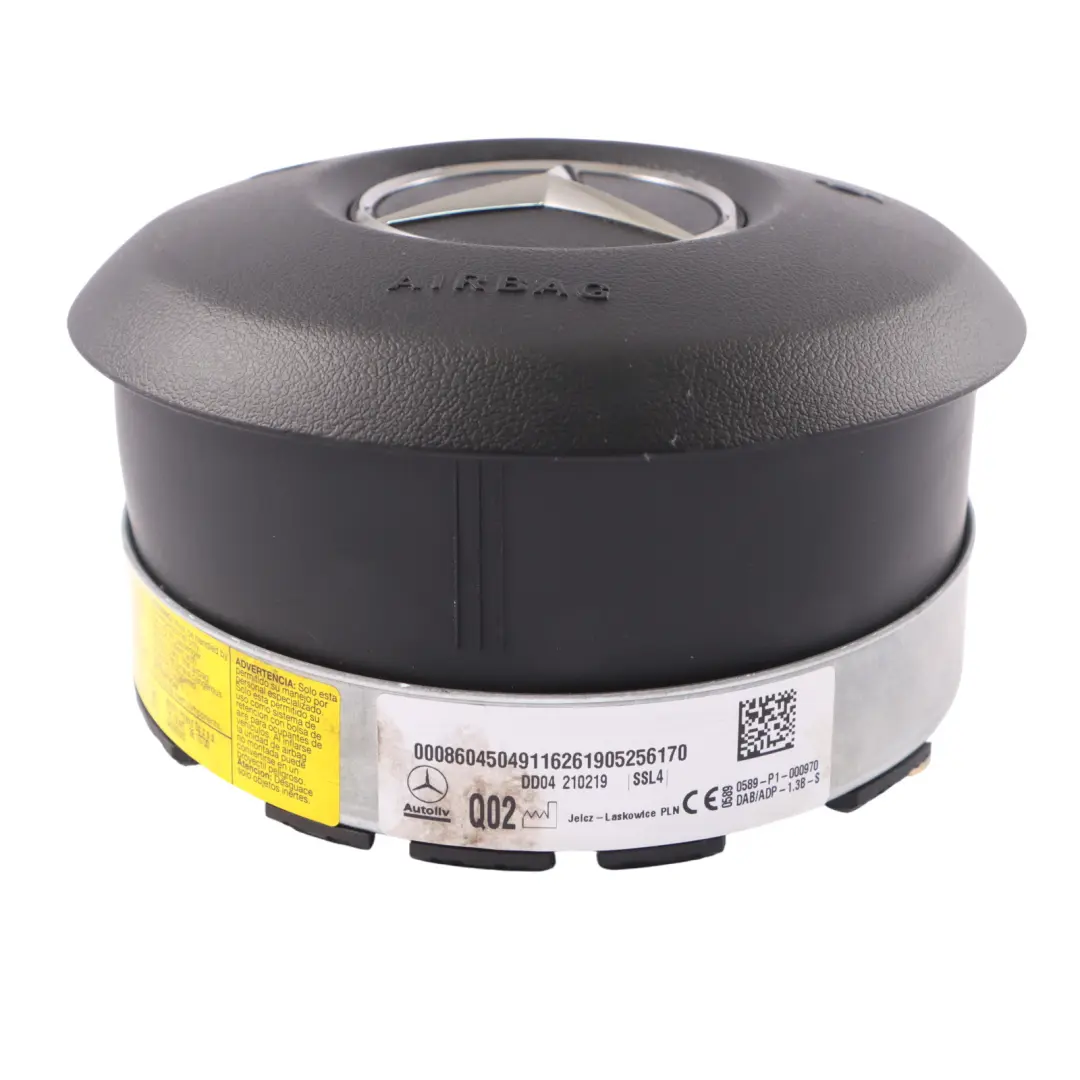 Mercedes A238 Steering Wheel Driver's Air Module - SKU A0008607601 - Part number A0008607601