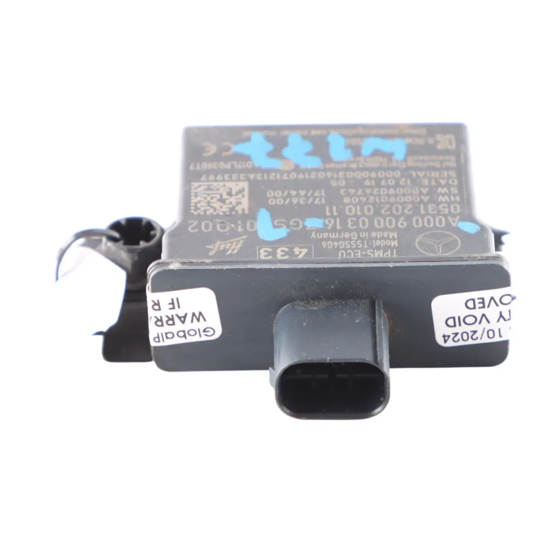 Tyre Pressure Monitor Sensor Module Unit TPMS ECU to Mercedes W177 W247 with Part number A0009000316 Mercedes W177 W247 Tyre Pressure Monitor Sensor Module Unit TPMS ECU - SKU A0009000316-1 - Part number A0009000316