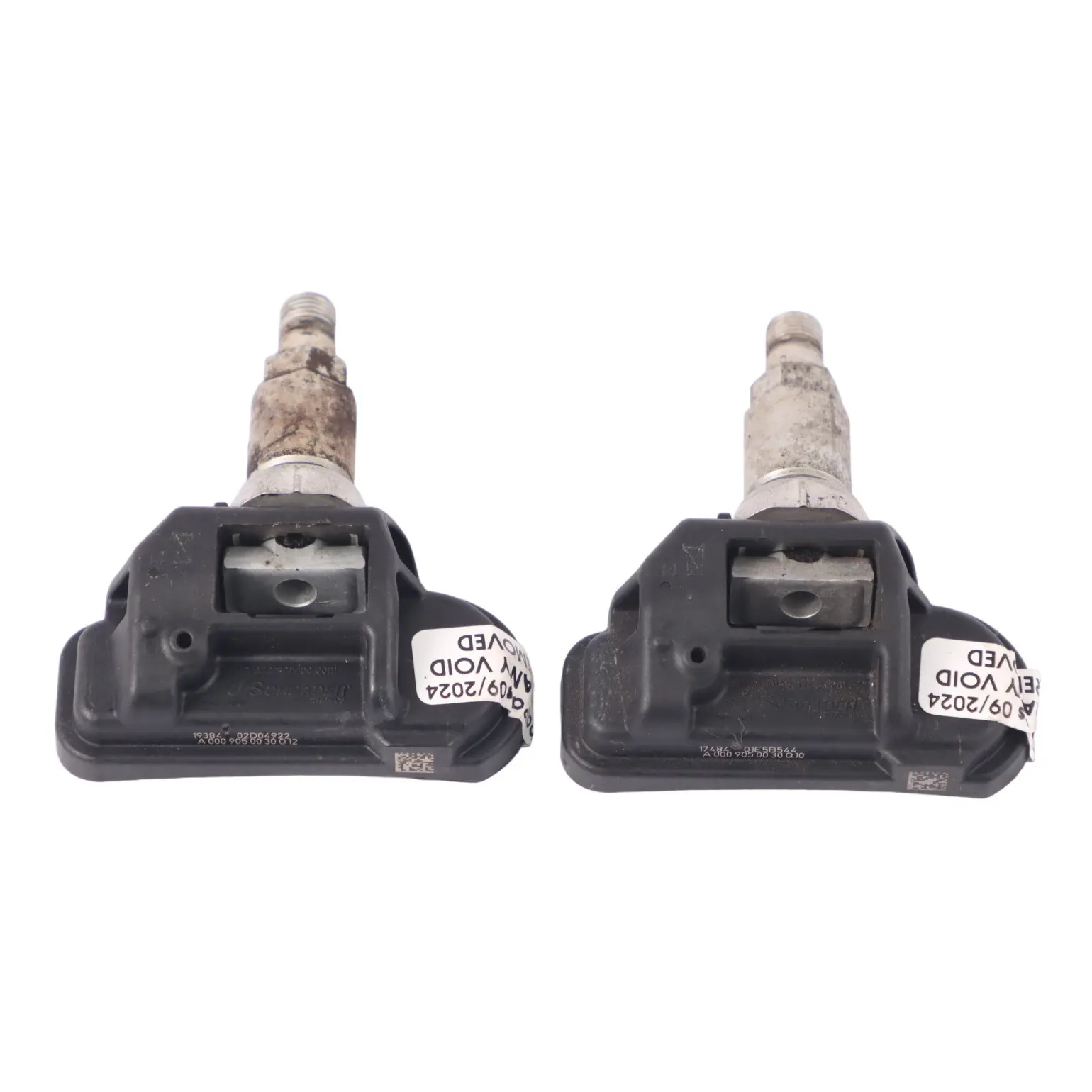Mercedes W205 W212 Sensore monitoraggio pressione pneumatici Set 2 A0009050030