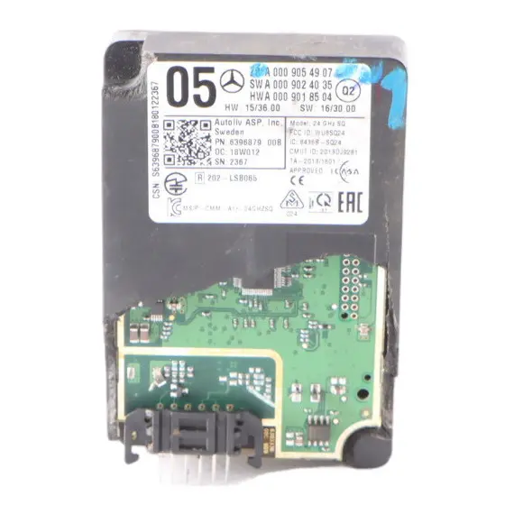  Module Mercedes C253 C292 X253 GLC220D Front Radar Sensor Module - SKU A0009054907-1 - Part number A0009054907