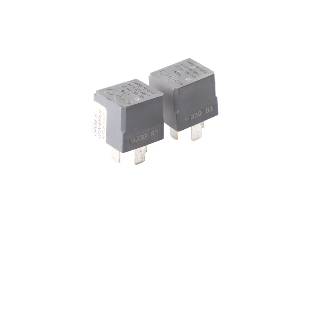 Mercedes W213 Power Relay 4 Pin 12V Hella SET x2 - SKU A0009828223-1 - Part number A0009828223