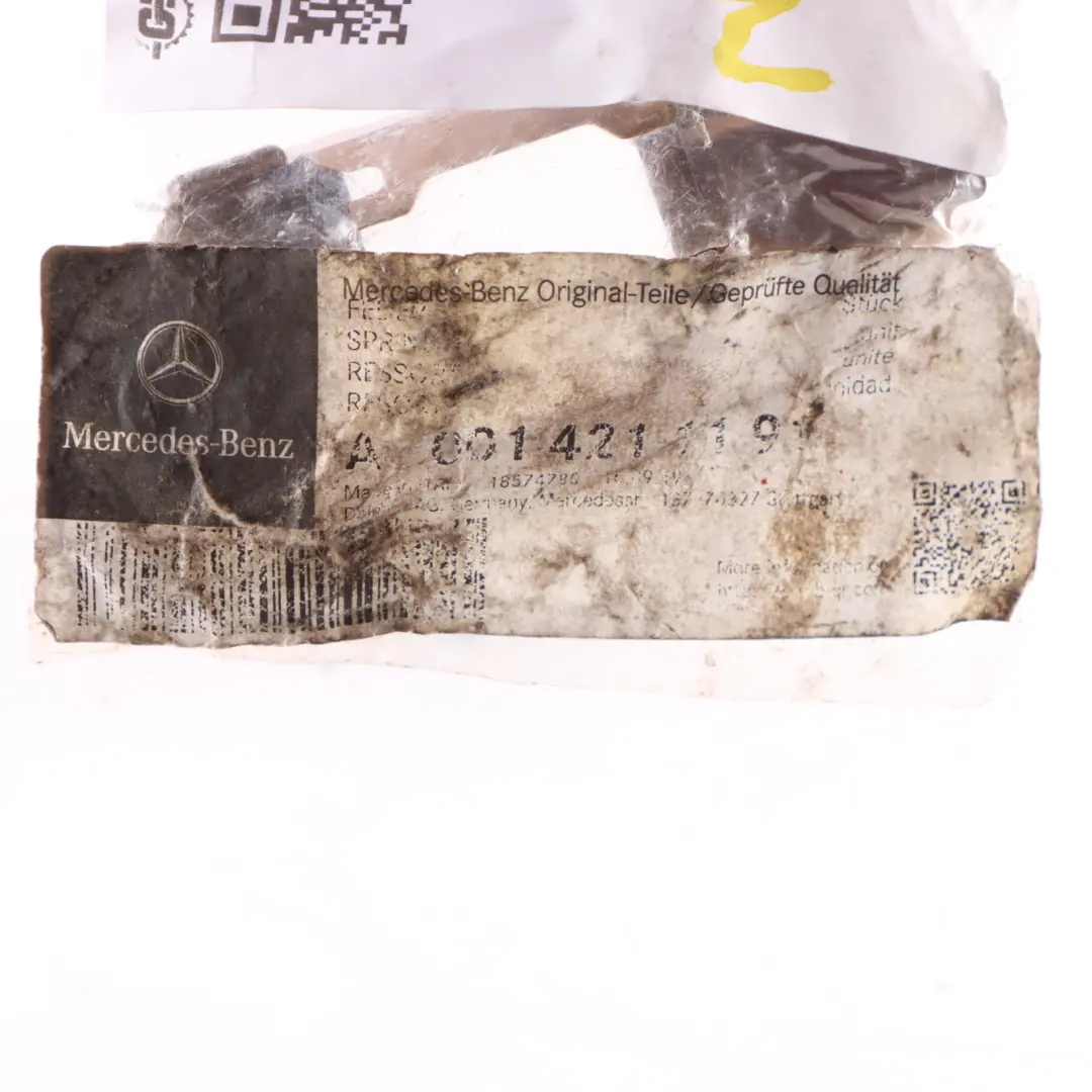 Front Brake Pad Shim Spring Left Right N/O/S to Mercedes Sprinter W906 with Part number A0014211191 Mercedes Sprinter W906 Front Brake Pad Shim Spring Left Right N/O/S - SKU A0014211191 - Part number A0014211191