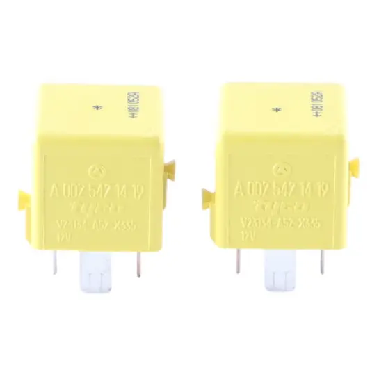 Relay Mercedes W163 W169 W203 W210 Relay Unit 5-Pin Yellow Tyco A0025421419