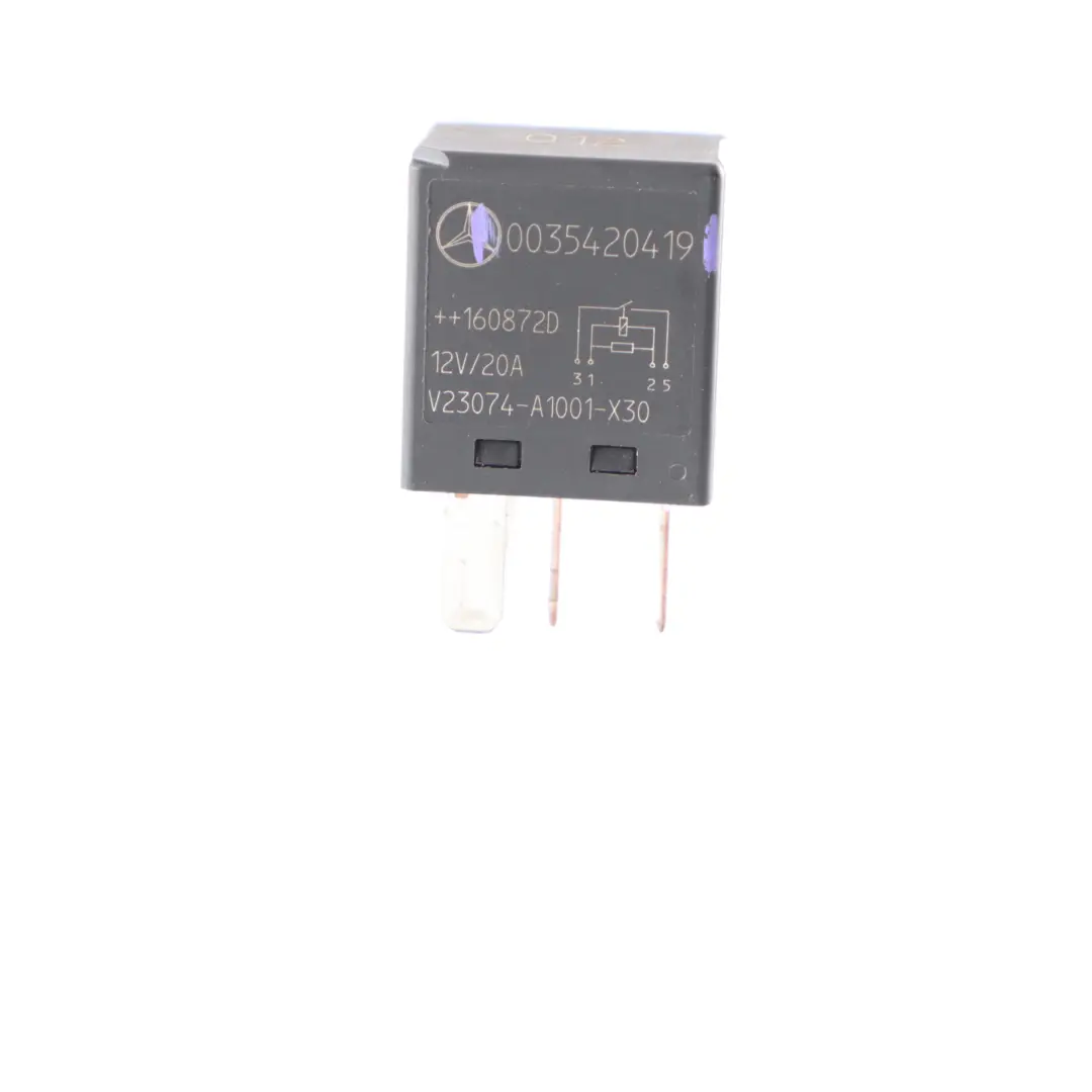 Mercedes W177 W205 W247 Módulo De Relé Y Fusible 4 Pines Negro - SKU A0035420419 - Número de pieza A0035420419