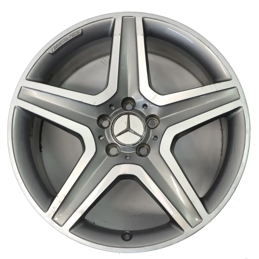 Alloy Rim AMG Grey 19" 8J ET:43,5 5-Spoke to Mercedes GLA X156 Wheel with Part number A1564010600 Mercedes GLA X156 Wheel Alloy Rim AMG Grey 19" 8J ET:43,5 5-Spoke - SKU A1564010600-7 - Part number A1564010600