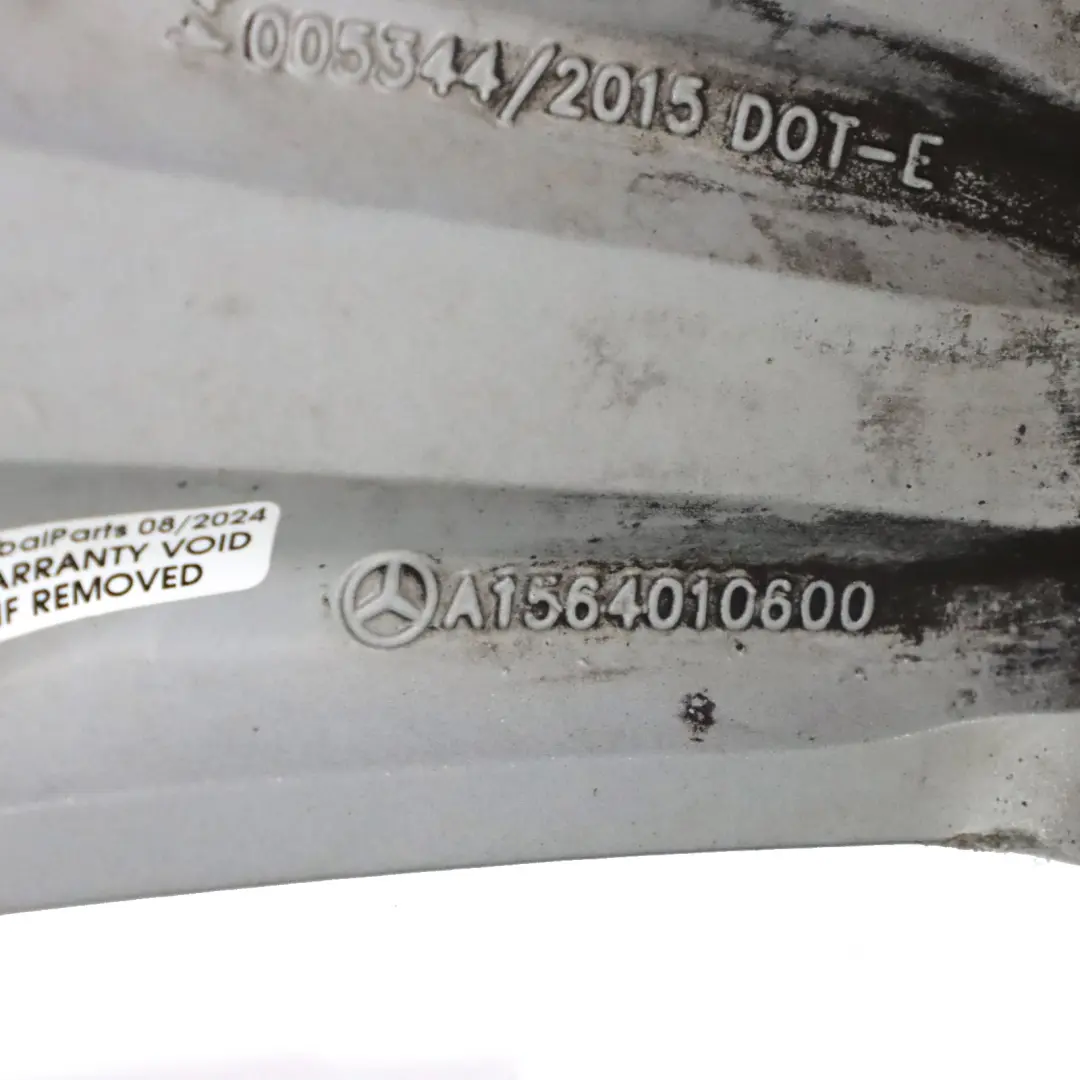 Alloy Rim AMG Grey 19" 8J ET:43,5 5-Spoke to Mercedes GLA X156 Wheel with Part number A1564010600 Mercedes GLA X156 Wheel Alloy Rim AMG Grey 19" 8J ET:43,5 5-Spoke - SKU A1564010600-7 - Part number A1564010600