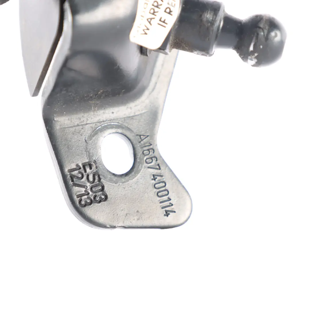 Strut Bracket Holder Left N/S to Mercedes GLE W166 Tailgate Gas with Part number A1667400114 Mercedes GLE W166 Tailgate Gas Strut Bracket Holder Left N/S - SKU A1667400114 - Part number A1667400114