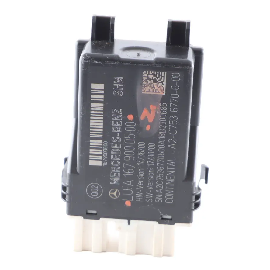 Module De Commande Chauffage Siège Conducteur ECU pour Mercedes W177 W247 à propos du numéro de pièce A1679000500 Mercedes W177 W247 Module De Commande Chauffage Siège Conducteur ECU - SKU A1679000500 - Numéro de pièce A1679000500