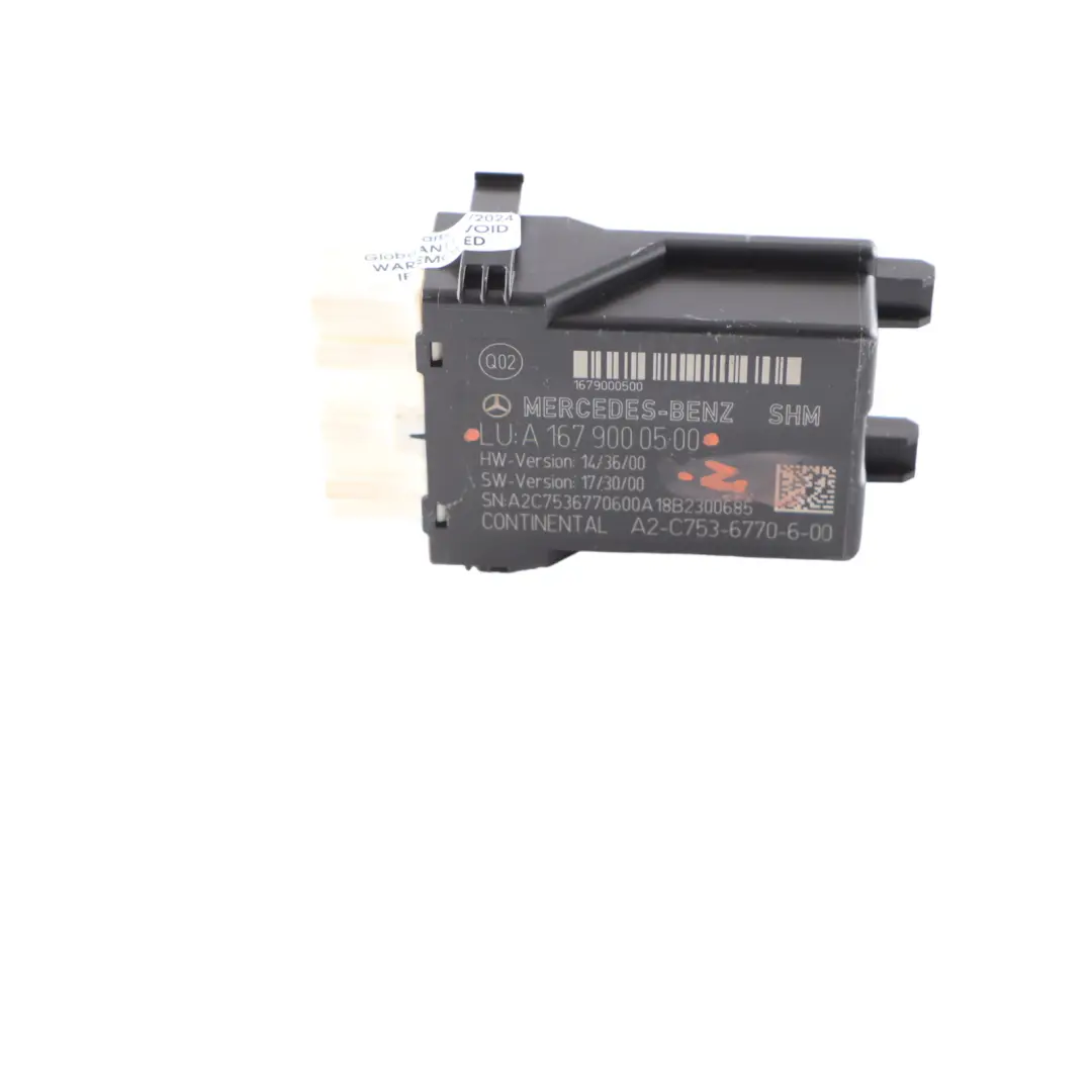Mercedes W177 W247 Moduł Sterownik Ogrzewania Fotela Kierowcy - SKU A1679000500 - Numer Części A1679000500