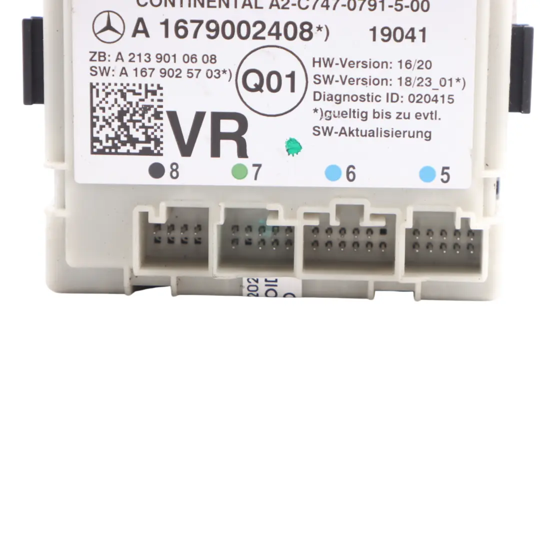 Mercedes W907 Front Right O/S Door Control Unit Module - SKU A1679002408 - Part number A1679002408