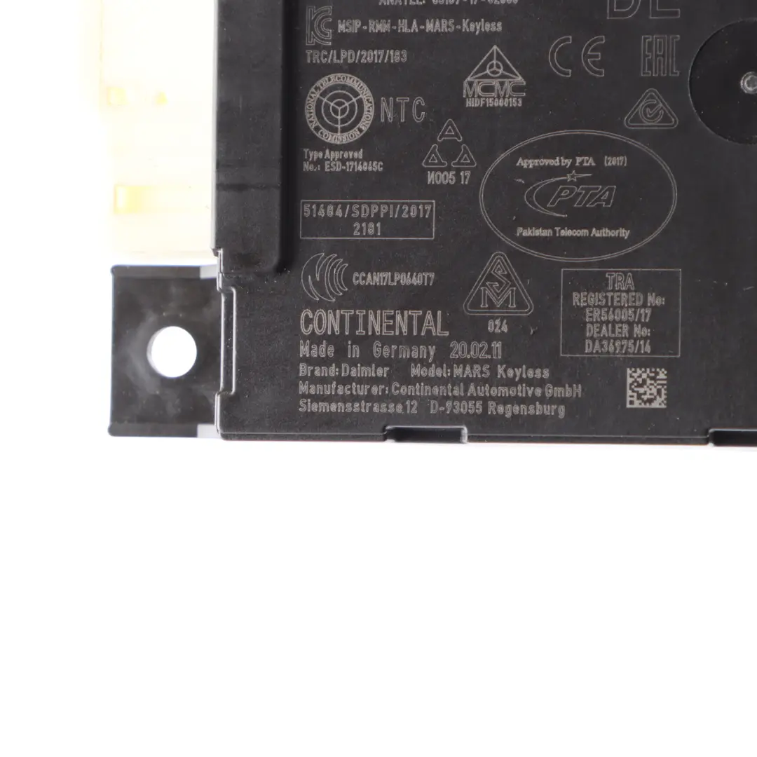 Mercedes CLA C118 V177 Ignition Switch Module Keyless Control Unit - SKU A1679004616 - Part number A1679004616