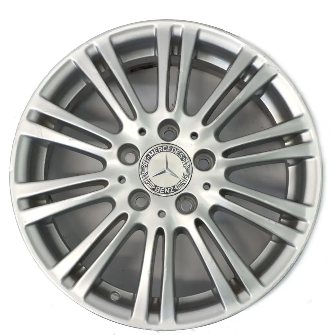 Alloy Wheel Rim 16" ET:46 6J to Mercedes W169 Silver with Part number A1694012102 Mercedes W169 Silver Alloy Wheel Rim 16" ET:46 6J - SKU A1694012102-4 - Part number A1694012102