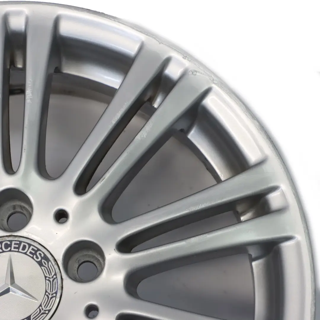 Alloy Wheel Rim 16" ET:46 6J to Mercedes W169 Silver with Part number A1694012102 Mercedes W169 Silver Alloy Wheel Rim 16" ET:46 6J - SKU A1694012102-4 - Part number A1694012102