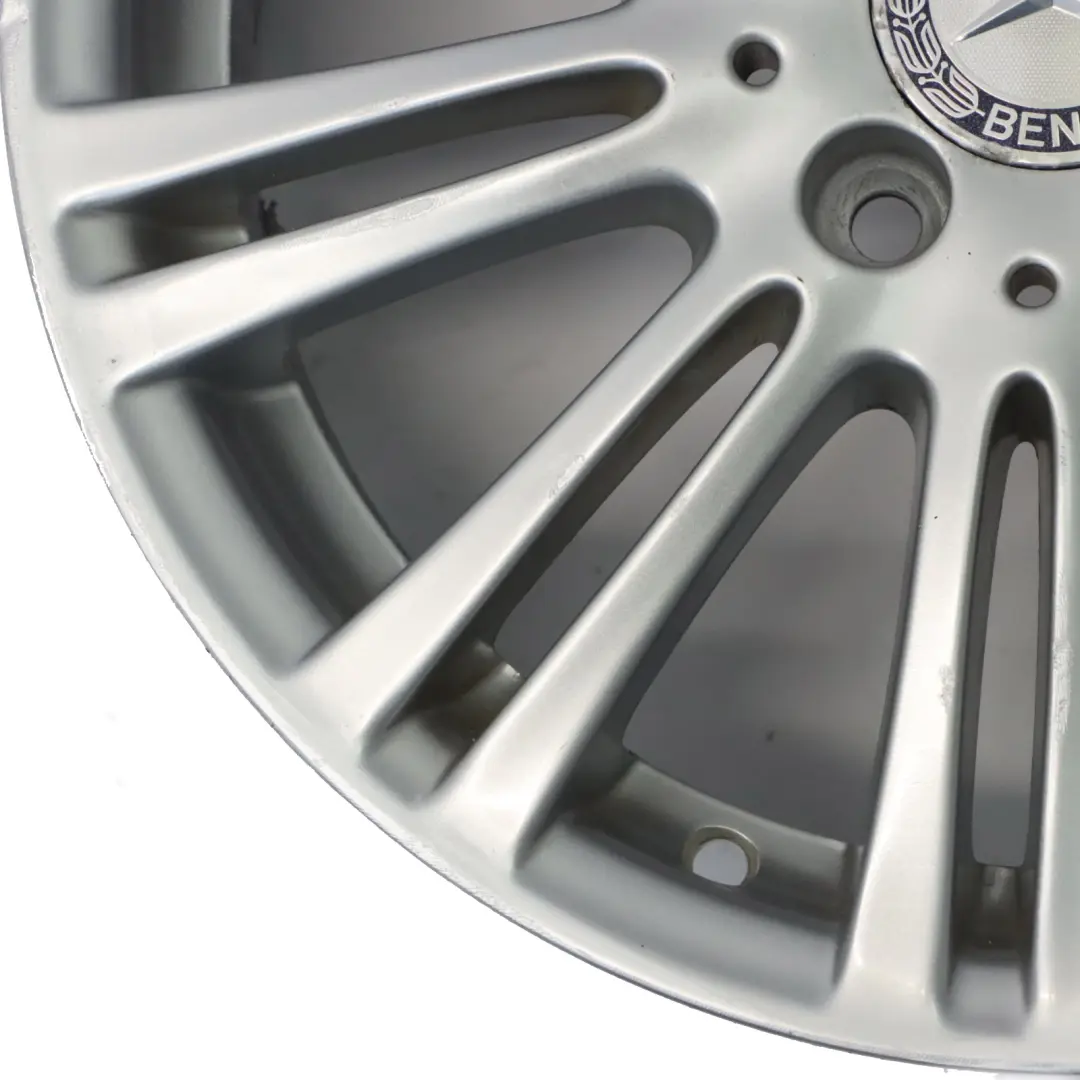 Alloy Wheel Rim 16" ET:46 6J to Mercedes W169 Silver with Part number A1694012102 Mercedes W169 Silver Alloy Wheel Rim 16" ET:46 6J - SKU A1694012102-4 - Part number A1694012102