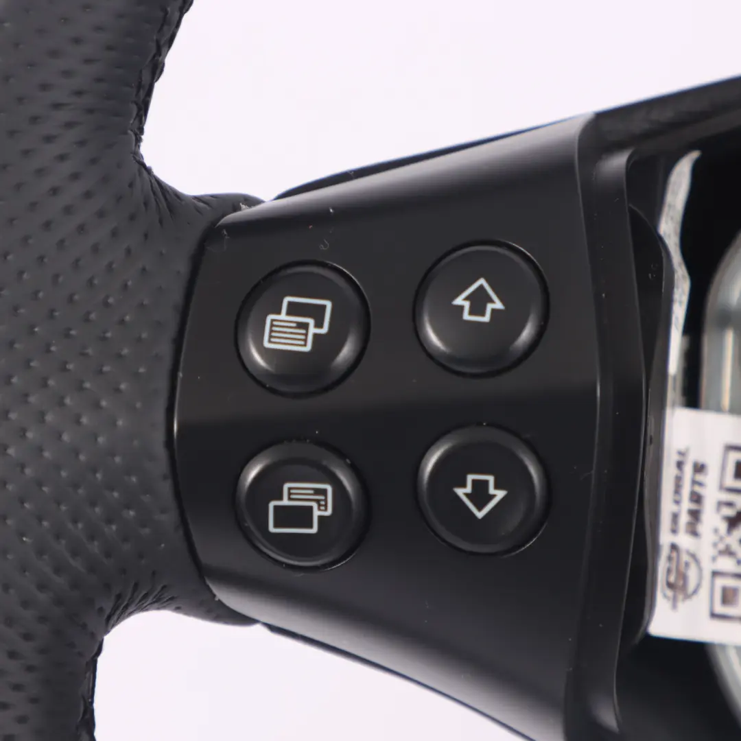 Leather Steering Wheel with Black Threads to Mercedes W169 NEW Black with Part number A1694600203 Mercedes W169 NEW Black Leather Steering Wheel with Black Threads - SKU A1694600203-2 - Part number A1694600203