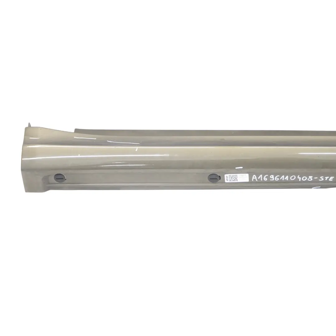 Mercedes W169 Seitenschweller Türschwellerabdeckung Rechts Steppe Braun - 430 - SKU A1696110408-STE - Teilenummer A1696110408