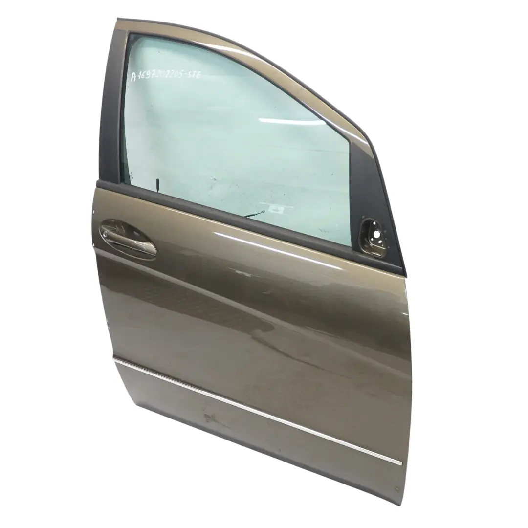 Door Front Right O/S Steppe Brown Metallic - 490 to Mercedes W169 with Part number A1697202205 Mercedes W169 Door Front Right O/S Steppe Brown Metallic - 490 - SKU A1697202205-STE - Part number A1697202205