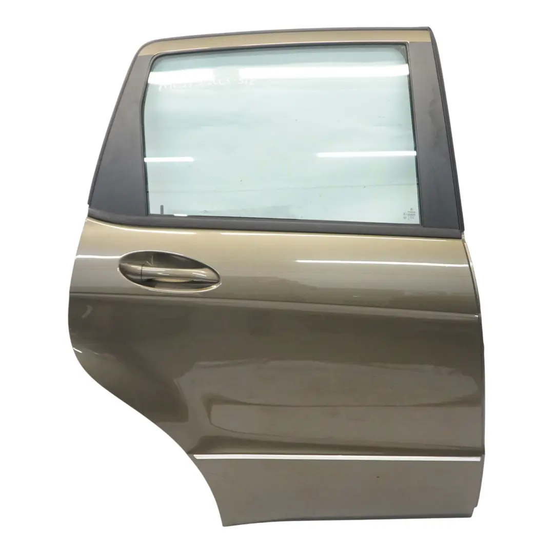 Door Rear Right O/S Panel Steppe Brown Metallic - 490 to Mercedes W169 with Part number A1697302005 Mercedes W169 Door Rear Right O/S Panel Steppe Brown Metallic - 490 - SKU A1697302005-STE - Part number A1697302005
