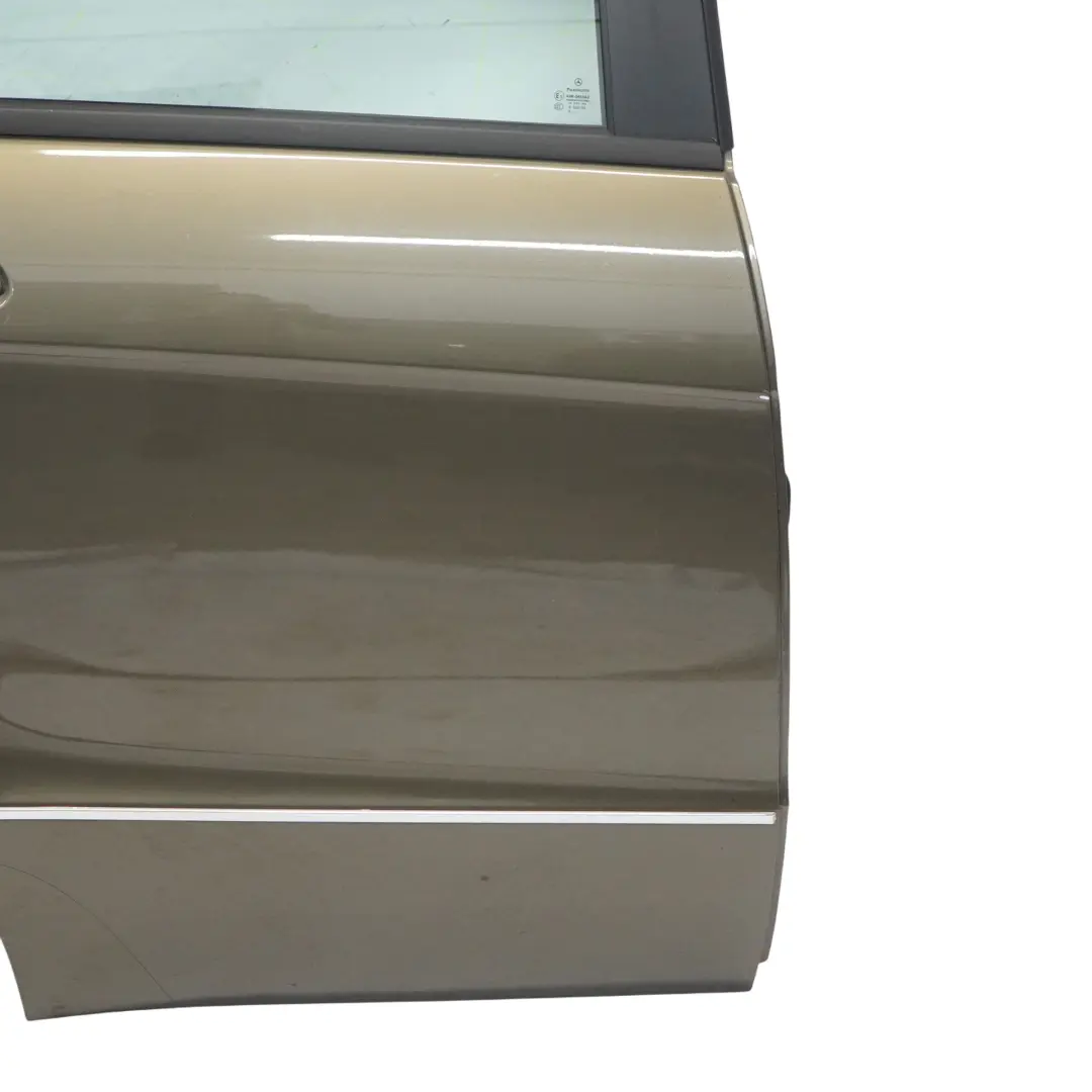 Door Rear Right O/S Panel Steppe Brown Metallic - 490 to Mercedes W169 with Part number A1697302005 Mercedes W169 Door Rear Right O/S Panel Steppe Brown Metallic - 490 - SKU A1697302005-STE - Part number A1697302005