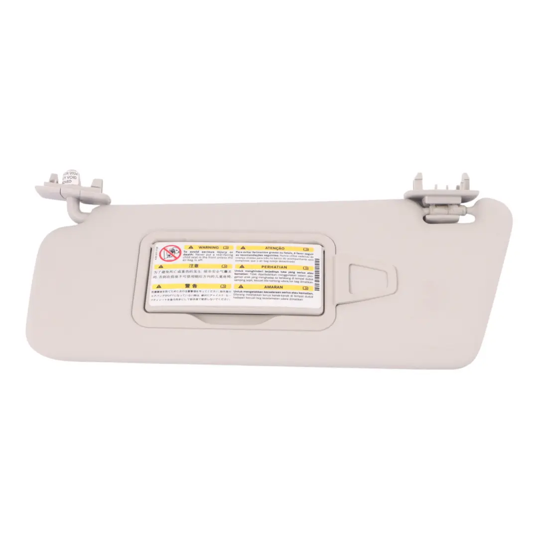  Parasol Mercedes W169 W245 Tapa Izquierda Panel Gris - SKU A1698100110-3 - Número de pieza A1698100110