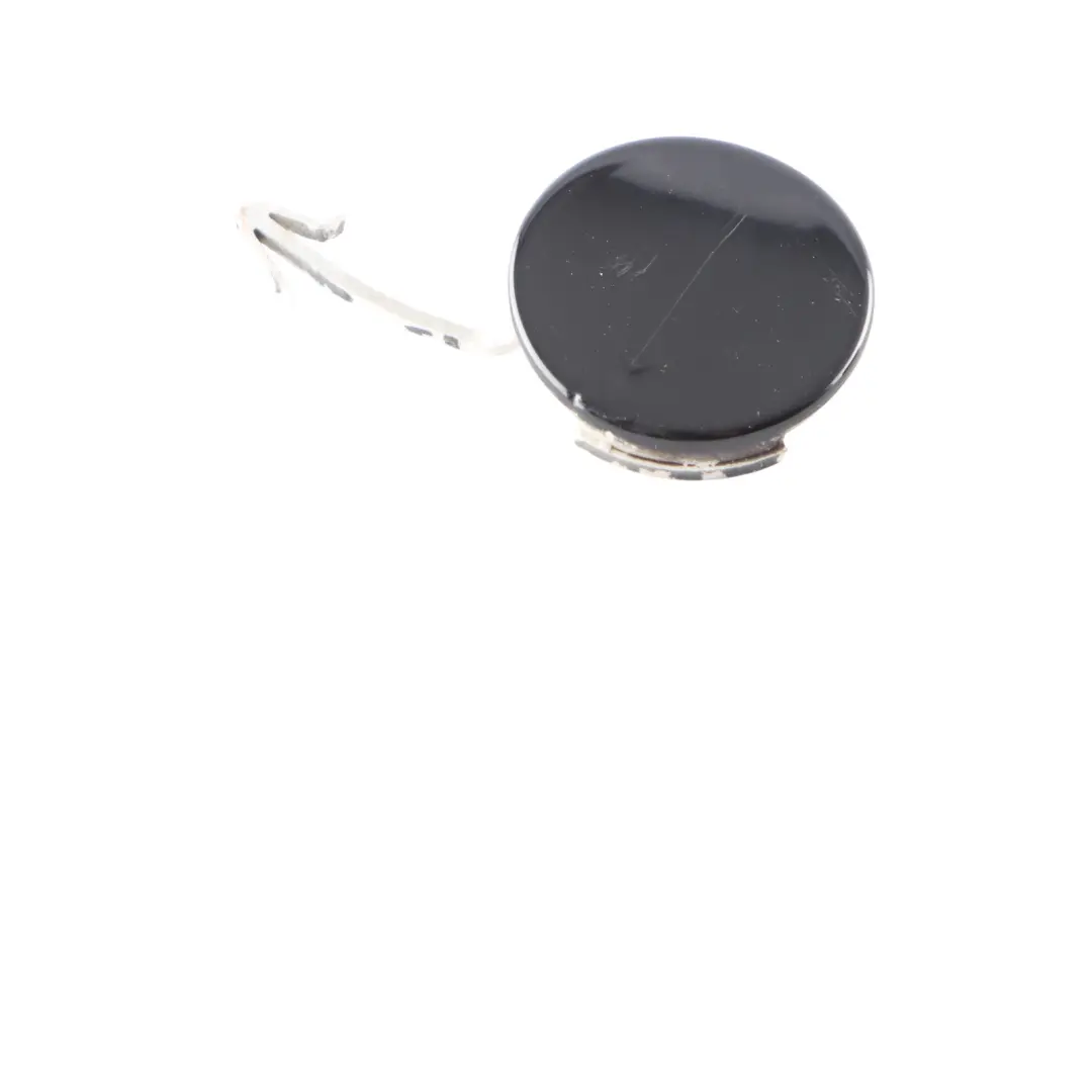 Mercedes W169 Rear Bumper Towing Eye Cover Trim Cap Tropical Black Metallic 160 - SKU A1698850081-TBL - Part number A1698850081