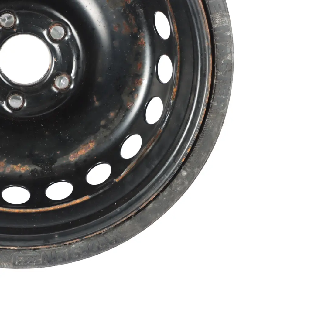 Spare Wheel Steel R17 4,5J ET:12 Tyre 145/70 to Mercedes SLK R171 with Part number A1714000202 Mercedes SLK R171 Spare Wheel Steel R17 4,5J ET:12 Tyre 145/70 - SKU A1714000202-1 - Part number A1714000202