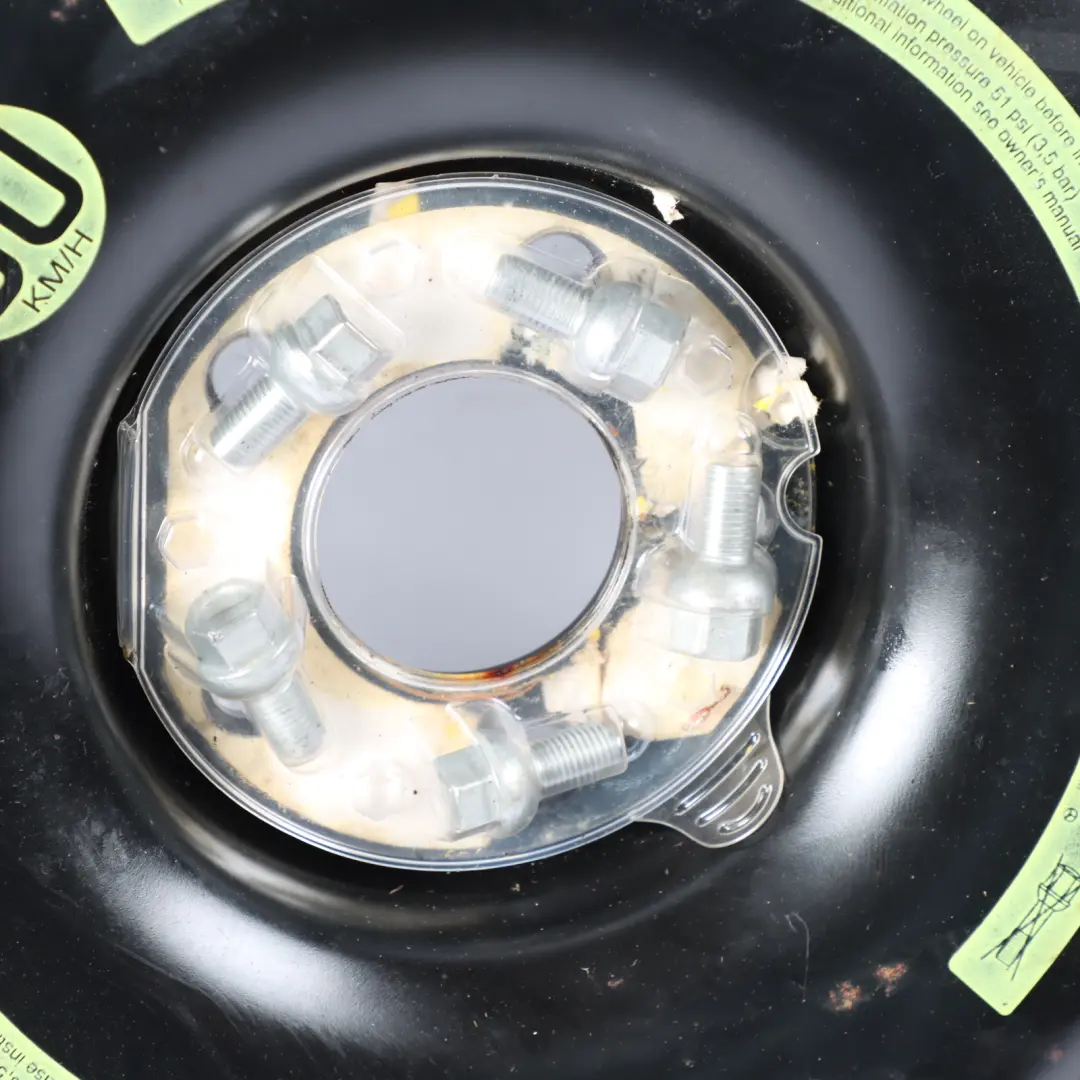 Ruota scorta acciaio R17 4,5J ET:12 145/70 per Mercedes SLK R171 con numero di parte A1714000202 Mercedes SLK R171 Ruota scorta acciaio R17 4,5J ET:12 145/70 - SKU A1714000202-1 - Numero di parte A1714000202