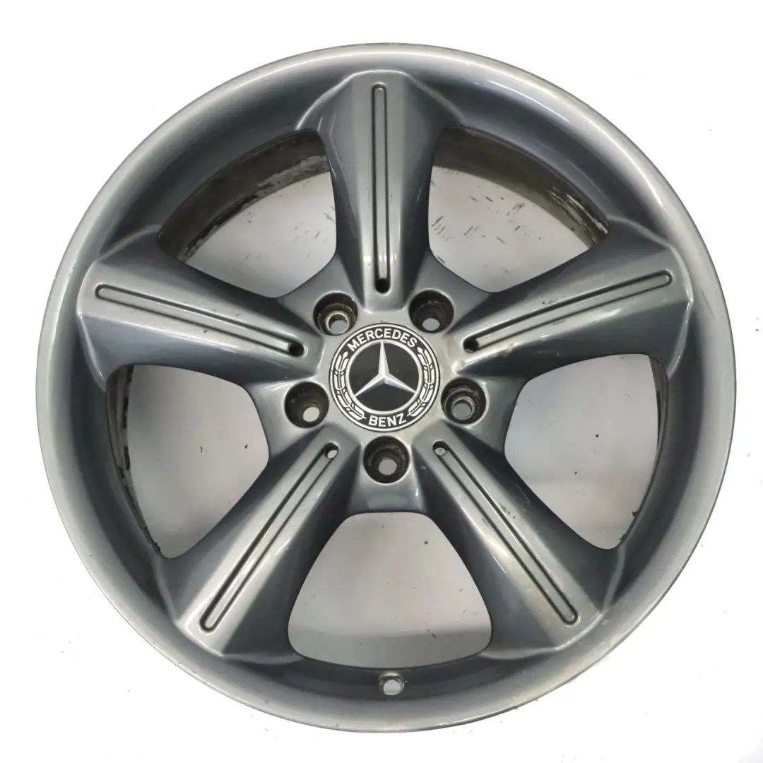 Alloy Wheel Rim Grey 17" 7,5J ET:36 5-Spoke to Mercedes SLK R171 with Part number A1714011202 Mercedes SLK R171 Alloy Wheel Rim Grey 17" 7,5J ET:36 5-Spoke - SKU A1714011202-3 - Part number A1714011202
