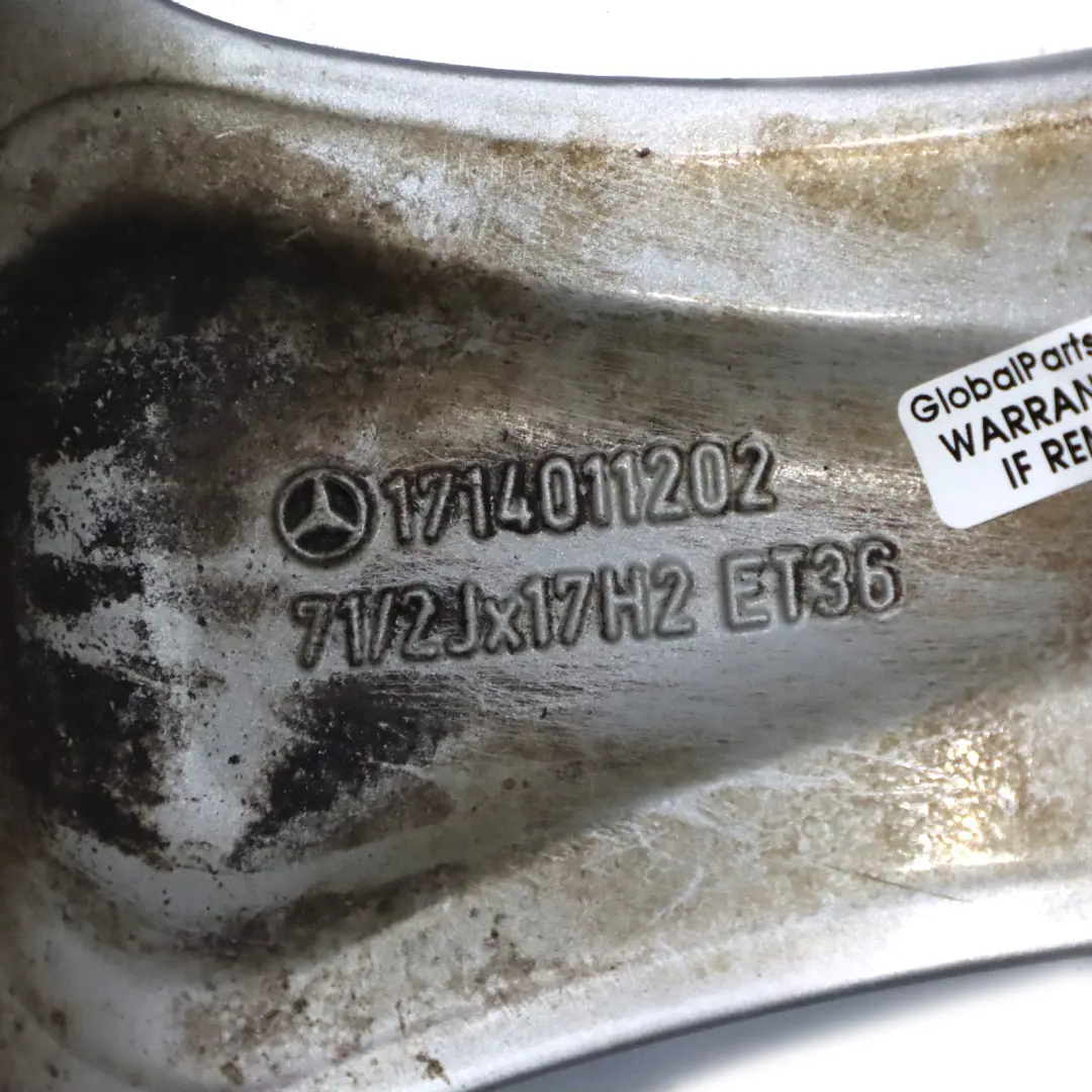 Felga Aluminiowa Szara 17" 7,5J ET:36 do Mercedes SLK R171 o numerze A1714011202 Mercedes SLK R171 Felga Aluminiowa Szara 17" 7,5J ET:36 - SKU A1714011202-3 - Numer Części A1714011202