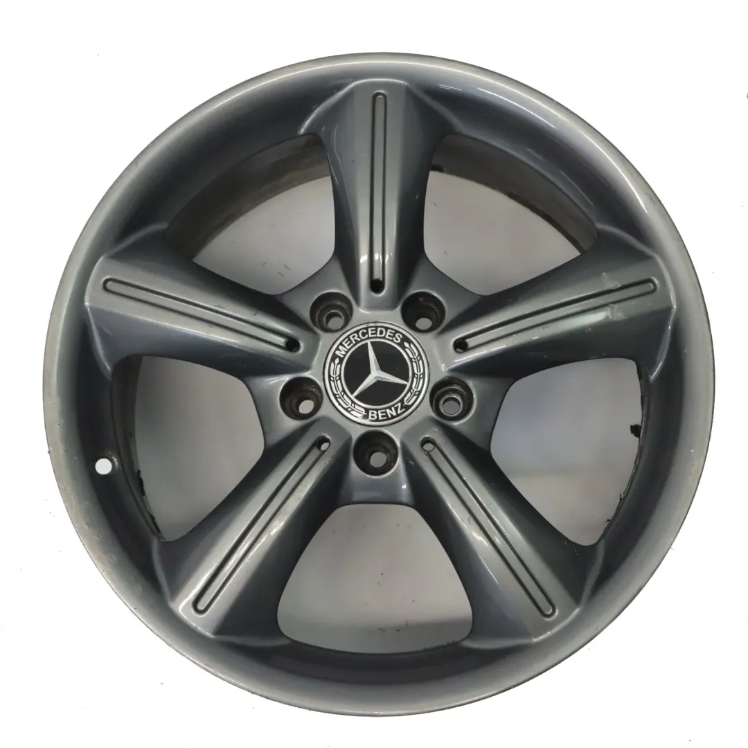Alloy Wheel Rim Grey 17" 7,5J ET:36 5-Spoke Mercedes SLK R171 - SKU A1714011202-4 - Part number A1714011202