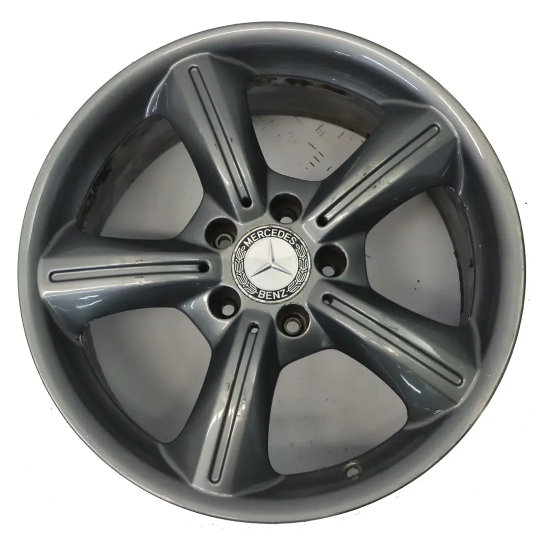 Cerchio lega posteriore Grigio 17" 8,5J ET:30 per Mercedes SLK R171 con numero di parte A1714011302 Mercedes SLK R171 Cerchio lega posteriore Grigio 17" 8,5J ET:30 - SKU A1714011302-1 - Numero di parte A1714011302