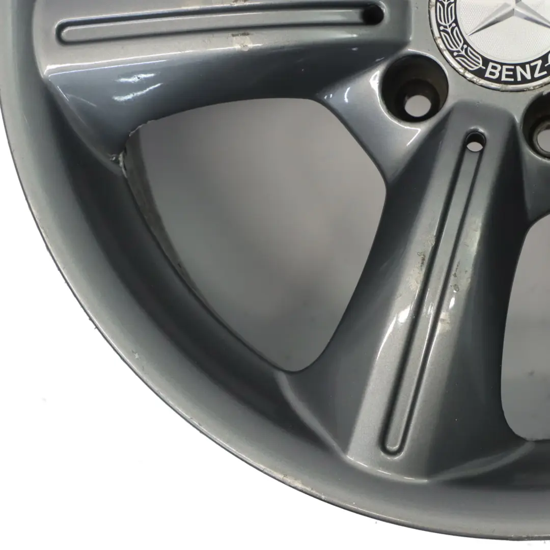 Mercedes SLK R171 Rear Alloy Wheel Rim Grey 17" 8,5J ET:30 5-Spoke - SKU A1714011302-1 - Part number A1714011302