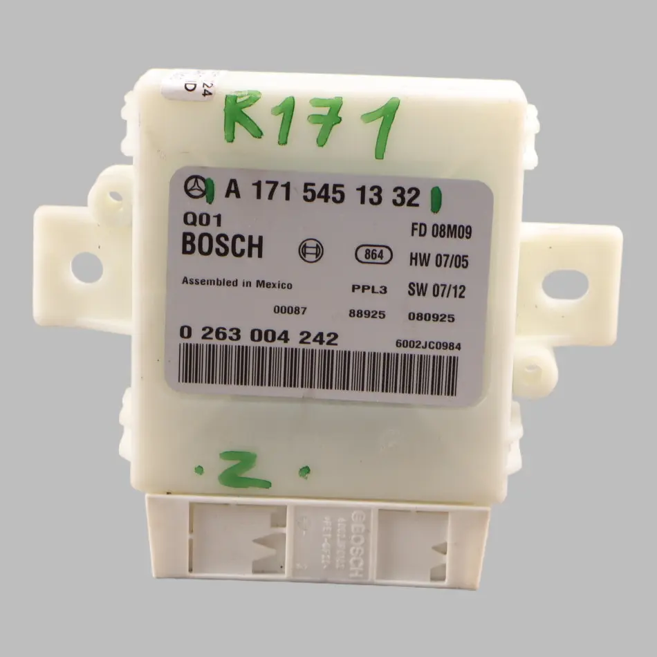 Sensor Ayuda Distancia Aparcamiento Módulo Control para Mercedes SLK R171 con número de pieza A1715451332 Mercedes SLK R171 Sensor Ayuda Distancia Aparcamiento Módulo Control - SKU A1715451332 - Número de pieza A1715451332