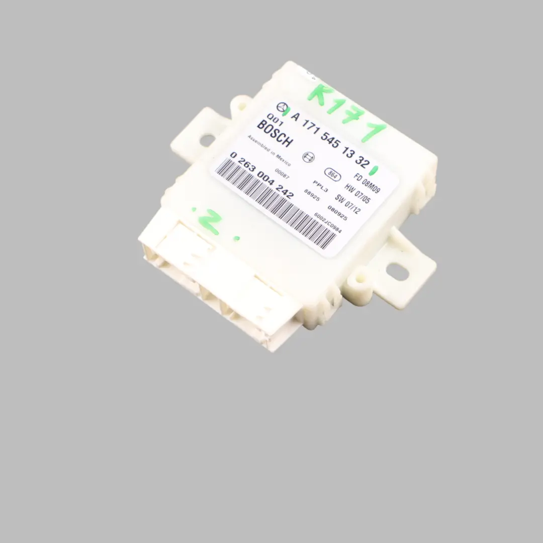 Parking Distance Aid Sensor Control Unit Module to Mercedes SLK R171 with Part number A1715451332 Mercedes SLK R171 Parking Distance Aid Sensor Control Unit Module - SKU A1715451332 - Part number A1715451332