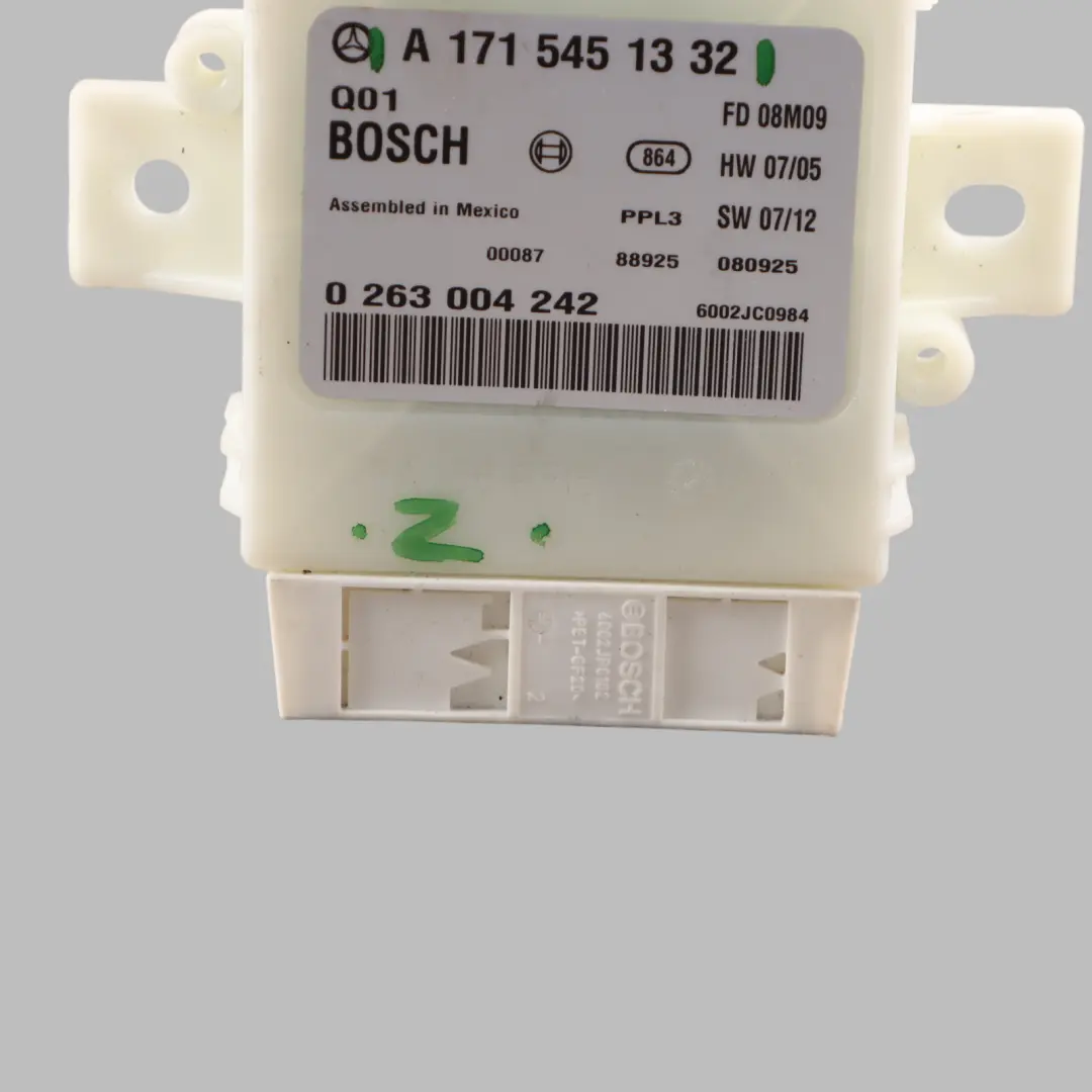 Mercedes SLK R171 Module Commande Capteur D'Aide Stationnement Pour - SKU A1715451332 - Numéro de pièce A1715451332